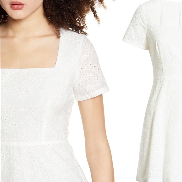 All in Favor Eyelet minidress - Picture 2 of 4